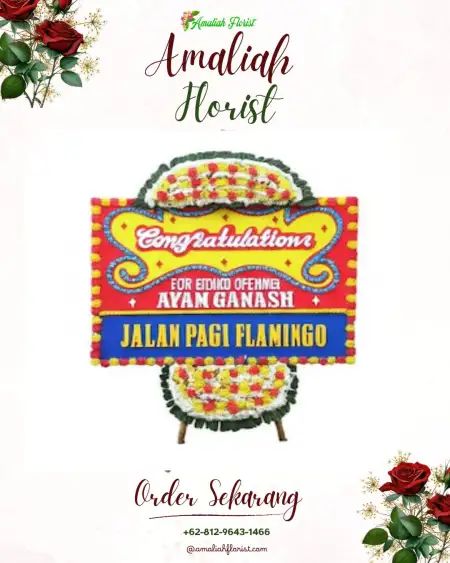 Sewa Papan Bunga Sirets